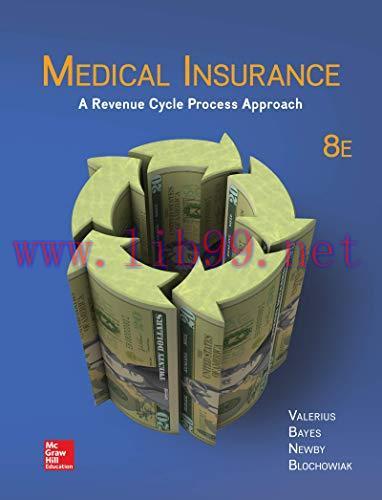 [AME]Medical Insurance: A Revenue Cycle Process Approach, 8th Edition (Original PDF)