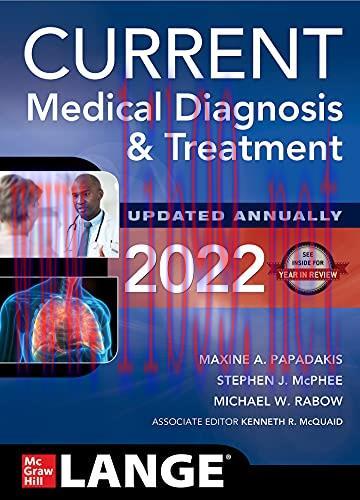 [AME]CURRENT Medical Diagnosis and Treatment 2022 (High Quality PDF)