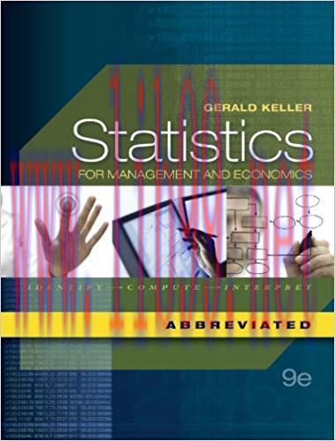 (PDF)Statistics for Management and Economics, Abbreviated Edition 9th Edition