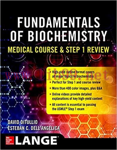 [AME]Biochemistry Course and Step 1 Review 1st Edition (Original PDF From_ Publisher)