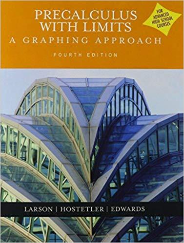 (Test Bank)Precalculus with Limits , 4th Edition by Ron Larson.zip