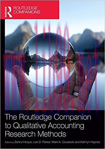 (PDF)The Routledge Companion to Qualitative Accounting Research Methods (Routledge Companions i...