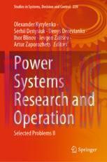 [PDF]Power Systems Research and Operation: Selected Problems II
