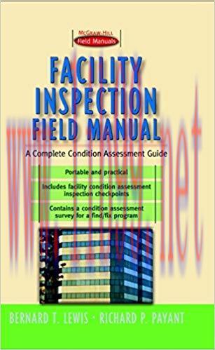 (PDF)Facility Inspection Field Manual: A Complete Condition Assessment Guide (First-Choice Fiel...