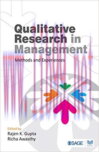 (PDF)Qualitative Research in Management: Methods and Experiences 1st Edition