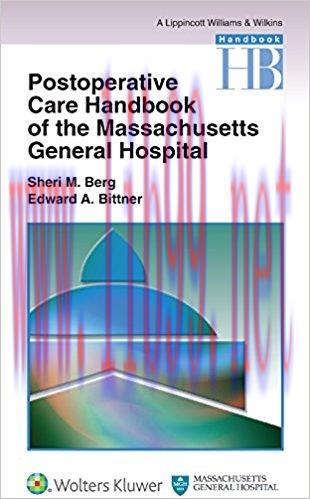 [AME]Postoperative Care Handbook of the Massachusetts General Hospital (EPUB)
