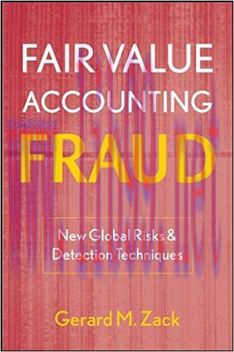 (PDF)Fair Value Accounting Fraud: New Global Risks and Detection Techniques 1st Edition
