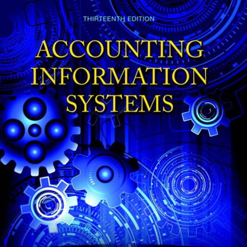 Accounting Information Systems 13th Edition Romney