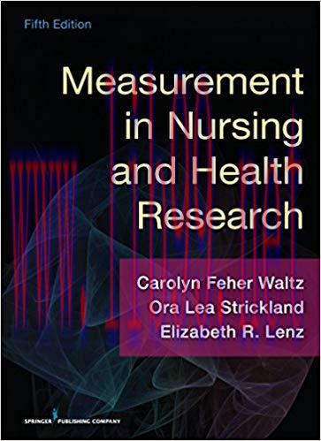 (PDF)Measurement in Nursing and Health Research 5th Edition