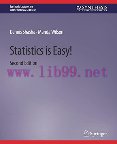 [AME]Statistics is Easy! 2nd Edition (Synthesis Lectures on Mathematics & Statistics) (Original...