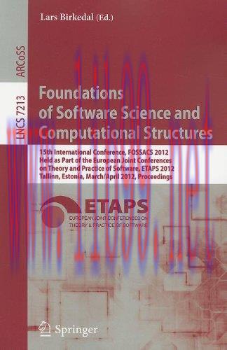 [FOX-Ebook]Foundations of Software Science and Computational Structures