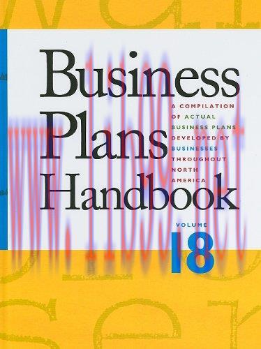 [FOX-Ebook]Business Plans Handbook, Volume 18