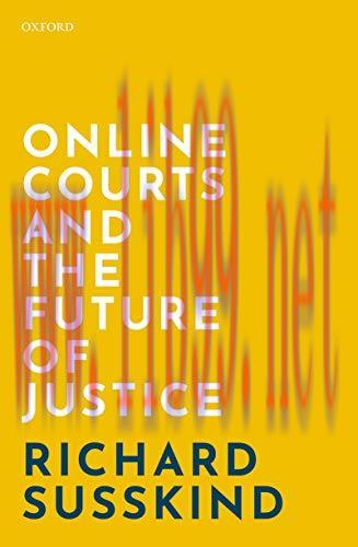 (PDF)Online Courts and the Future of Justice