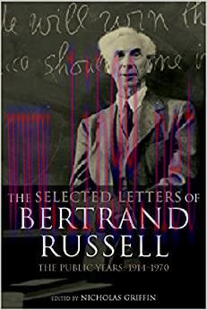 (PDF)The Selected Letters of Bertrand Russell, Volume 2: The Public Years 1914-1970