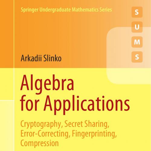 Springer Algebra for Applications 2nd Edition 3030440737
