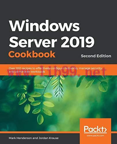 [FOX-Ebook]Windows Server 2019 Cookbook, 2nd Edition
