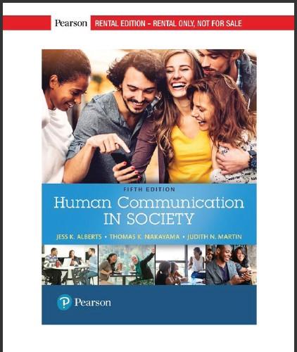 (TB)Human Communication in Society 5th Edition .zip
