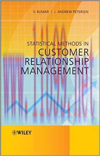 (PDF)Statistical Methods in Customer Relationship Management 1st Edition