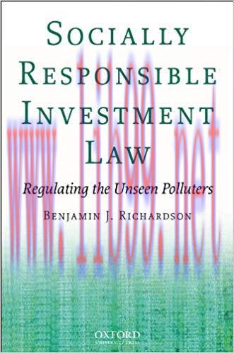 (PDF)Socially Responsible Investment Law: Regulating the Unseen Polluters 1st Edition
