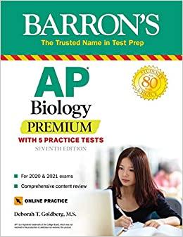 (PDF)AP Biology Premium With 5 Practice Tests (Barron&rsquo;s Test Prep)