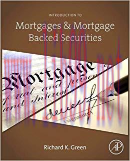 (PDF)Introduction to Mortgages and Mortgage Backed Securities 1st Edition