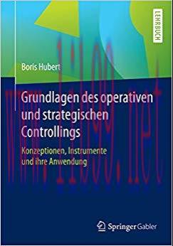 (PDF)Grundlagen des operativen und strategischen Controllings: Konzeptionen, Instrumente und ih...