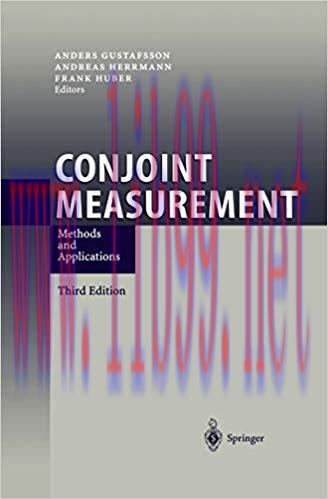 (PDF)Conjoint Measurement: Methods and Applications 3rd Edition