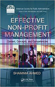 (PDF)Effective Non-Profit Management: Context, Concepts, and Competencies (ASPA Series in Publi...