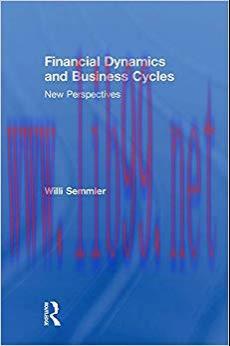 (PDF)Financial Dynamics and Business Cycles: New Perspectives 1st Edition