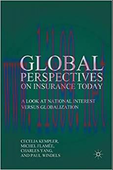 (PDF)Global Perspectives on Insurance Today: A Look at National Interest versus Globalization 2...