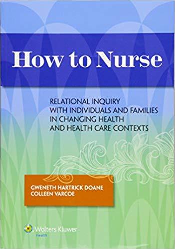 How to Nurse - Relational Inquiry with Individuals and Families in Shifting Contexts