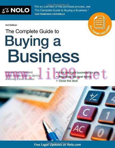 [FOX-Ebook]The Complete Guide to Buying a Business, 3rd Edition
