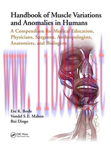 [AME]Handbook of Muscle Variations and Anomalies in Humans: A Compendium for Medical Education,...