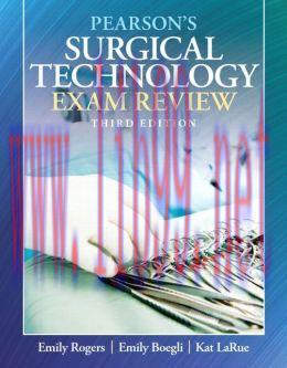 [AME]Pearson's Surgical Technology Exam Review, 3rd Edition