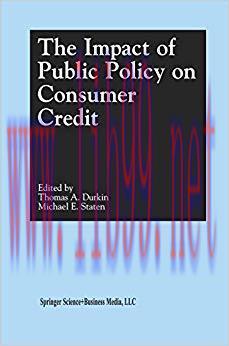 (PDF)The Impact of Public Policy on Consumer Credit 2002 Edition