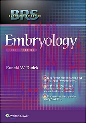 (PDF)BRS Embryology (Board Review Series) 6th Edition