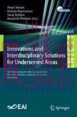 [PDF]Innovations and Interdisciplinary Solutions for Underserved Areas: 6th EAI International C...