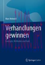 [PDF]Verhandlungen gewinnen: Konzepte, Methoden und Tools
