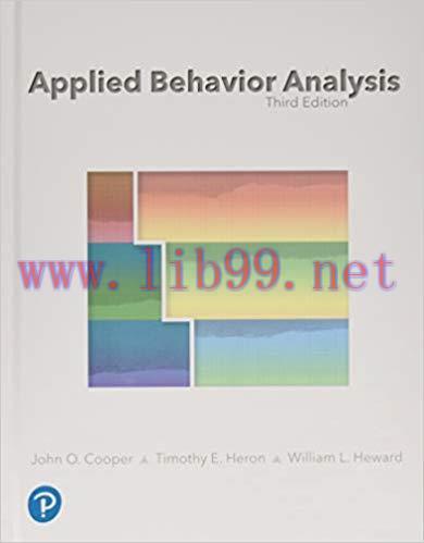 [PDF]Applied Behavior Analysis Third Edition [John O. Cooper]