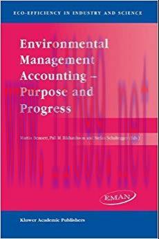 (PDF)Environmental Management Accounting &mdash; Purpose and Progress (Eco-Efficiency in Industry and...