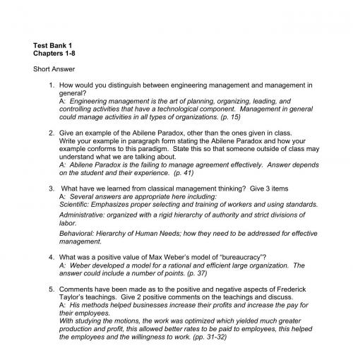 Microsoft Word - MorseTestBankAns.doc