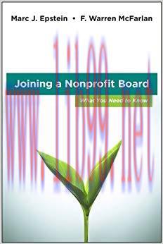 (PDF)Joining a Nonprofit Board: What You Need to Know 1st Edition