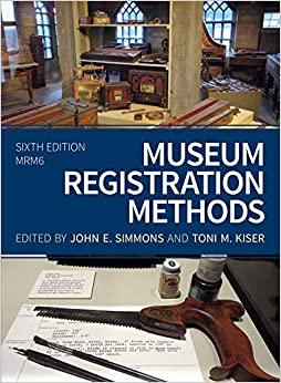 (PDF)Museum Registration Methods (American Alliance of Museums)