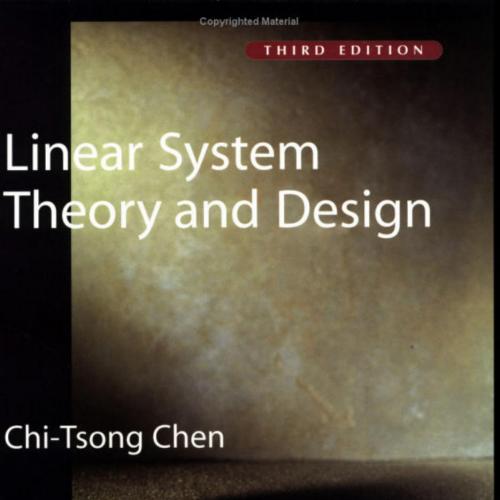 Linear System Theory and Design 3th - Wei Zhi