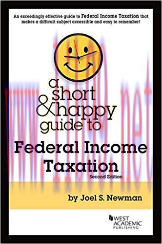 (PDF)A Short & Happy Guide to Federal Income Taxation (Short & Happy Guides) 2nd Edition