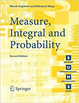 (PDF)Measure, Integral and Probability (Springer Undergraduate Mathematics Series) 2nd Edition