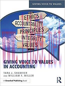 (PDF)Giving Voice to Values in Accounting 1st Edition