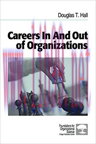 (PDF)Careers In and Out of Organizations (Foundations for Organizational Science Book 107) 1st ...