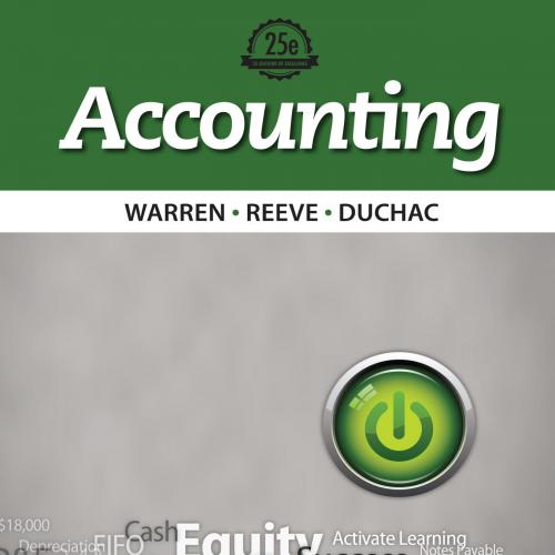 Accounting 25th Edition 1133607608