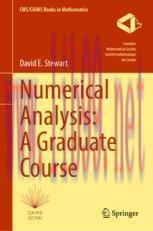 [PDF]Numerical Analysis: A Graduate Course